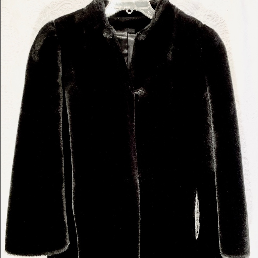 Beekman Place New York Vintage Faux Fur Coat